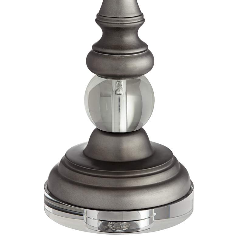 Image 5 Pacific Coast Lighting Vernon 30 1/2" Silver Candlestick Table Lamp more views