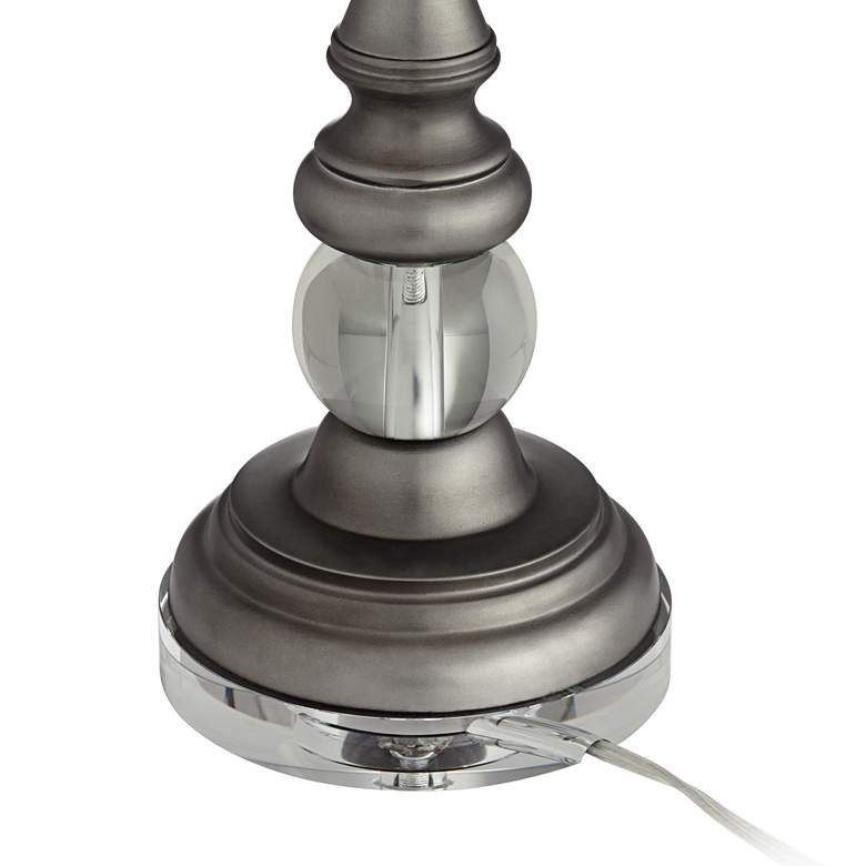 Image 6 Pacific Coast Lighting Vernon 30 1/2" Silver Candlestick Table Lamp more views