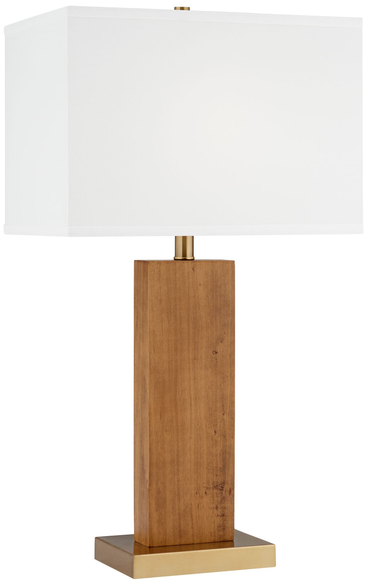 Pacific Coast Lighting Walnut Grove 29" High Modern Wood Table Lamp