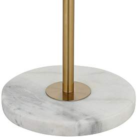 Image4 of Pacific Coast Lighting Westford Brass and White Glass Downbridge Floor Lamp more views