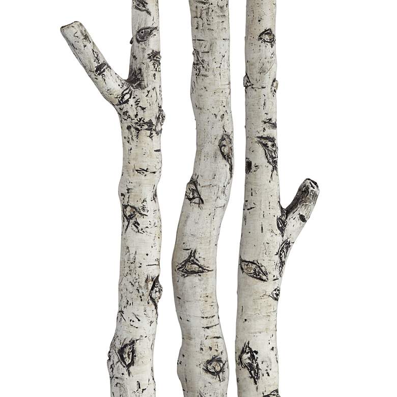 Image 6 Pacific Coast Lighting White Forest Rustic Birch Tree Table Lamps Set of 2 more views