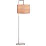 Pacific Coast Lighting Wilson 64" High Brushed Nickel Arc Floor Lamp
