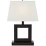 Pacific Coast Lighting Yolo Bronze Accent Table Lamp with USB and Outlets