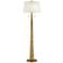 Pacific Coast Lighting Zarah 2-Light Gold Bronze Column Floor Lamp