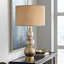 Thumbnail1 of Pacific Coast Noor 32 1/2" Mid-Century Modern Gray Glass Table Lamp