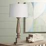 1_Pacific Coast Preston 32 3/4" Light Oak Finish Candlestick Table Lamp