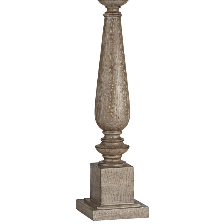 Image 5 Pacific Coast Preston 32 3/4" Light Oak Finish Candlestick Table Lamp more views