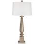 Pacific Coast Preston 32 3/4" Light Oak Finish Candlestick Table Lamp