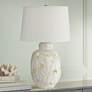 1_Pacific Coast Saldiva 25" Tropical Leaf Night Light Ceramic Table Lamp