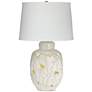 6_Pacific Coast Saldiva 25" Tropical Leaf Night Light Ceramic Table Lamp more views