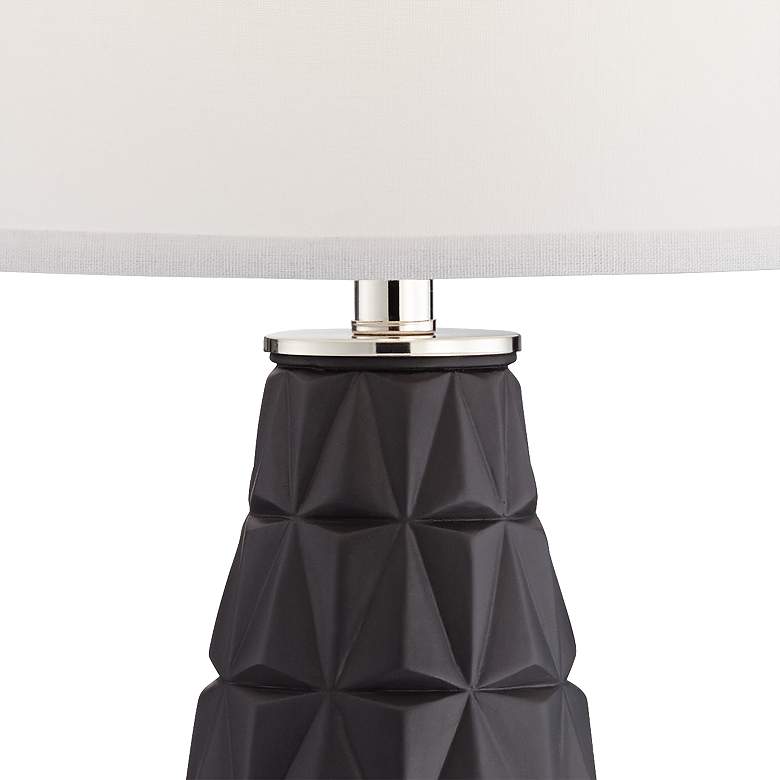 Image 3 Pacific Coast Star Burst 30 1/2" Black Onyx Geometric Table Lamp more views