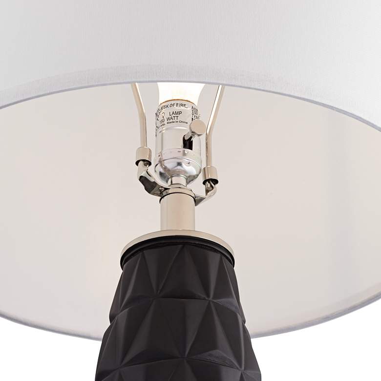 Image 4 Pacific Coast Star Burst 30 1/2" Black Onyx Geometric Table Lamp more views