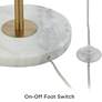 5_Pacific Coast Westford 68" Brass and White Glass Downbridge Floor Lamp more views