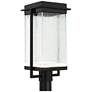 Pacific Fusion 18" High Matte Black LED Outdoor Post Light