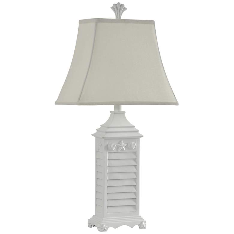 Image 2 Pacific Grove 29 inch  Shell and Starfish Coastal Table Lamp