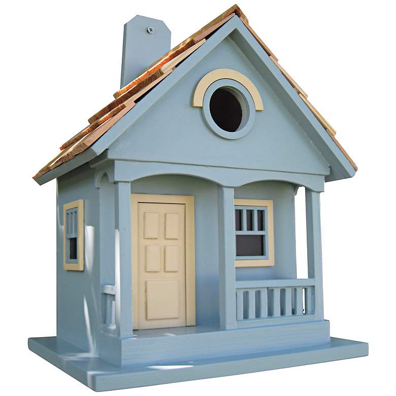 Image 1 Pacific Grove Light Blue Birdhouse