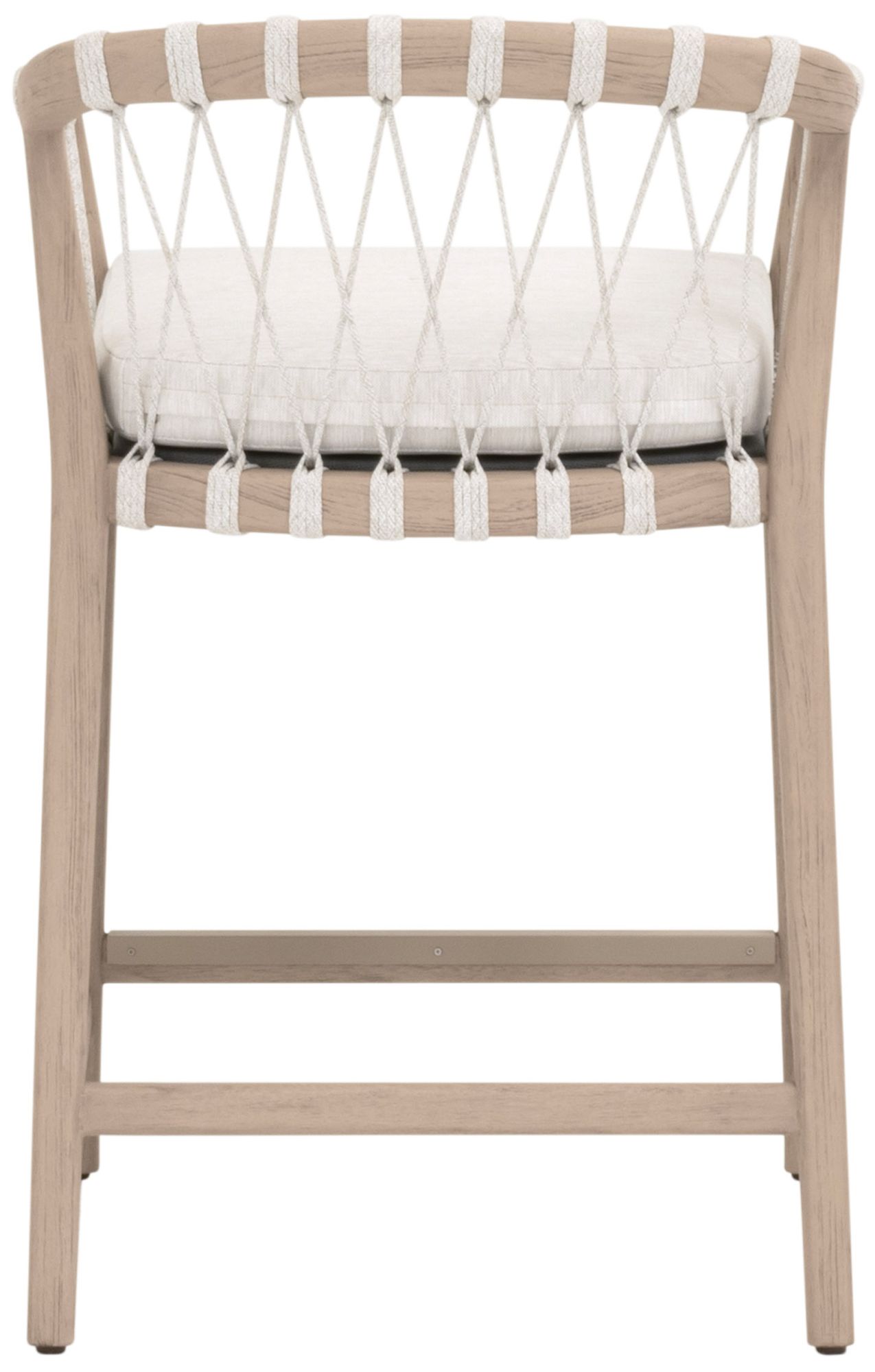 Image 5 Pacific Outdoor Counter Stool, White Speckle Flat Rope more views