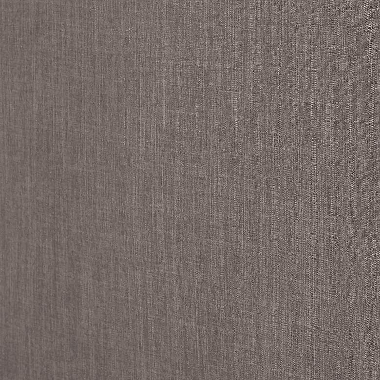 Image 3 Pacific Solid Cement Fabric Armchair more views