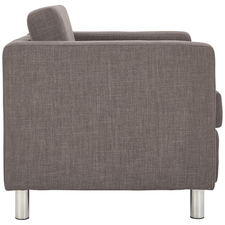 Image 6 Pacific Solid Cement Fabric Armchair more views