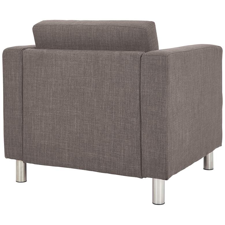 Image 7 Pacific Solid Cement Fabric Armchair more views