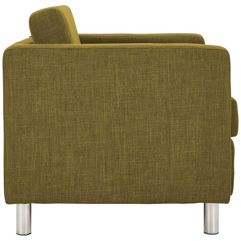 Image 6 Pacific Solid Green Fabric Armchair more views
