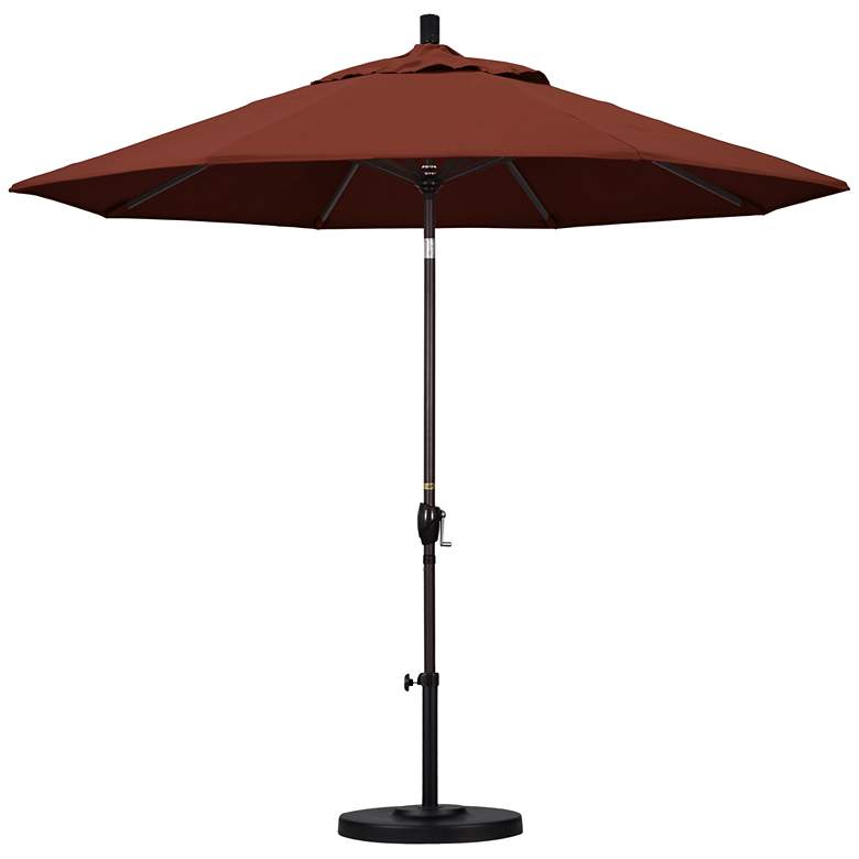 Image 1 Pacific Trails 9-Foot Henna Round Market Umbrella