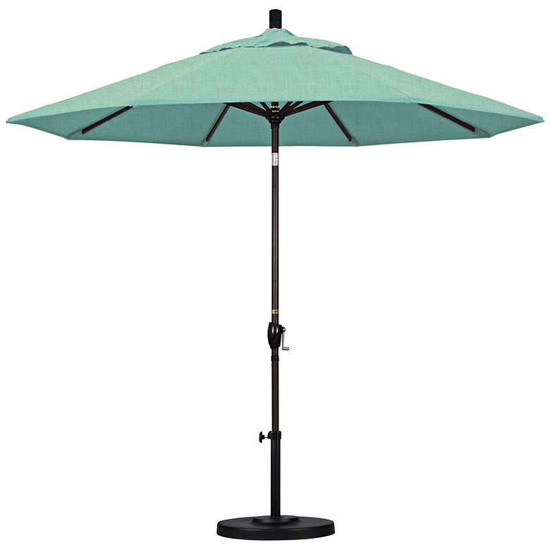 Image 1 Pacific Trails 9-Foot Spectrum Mist Round Market Umbrella
