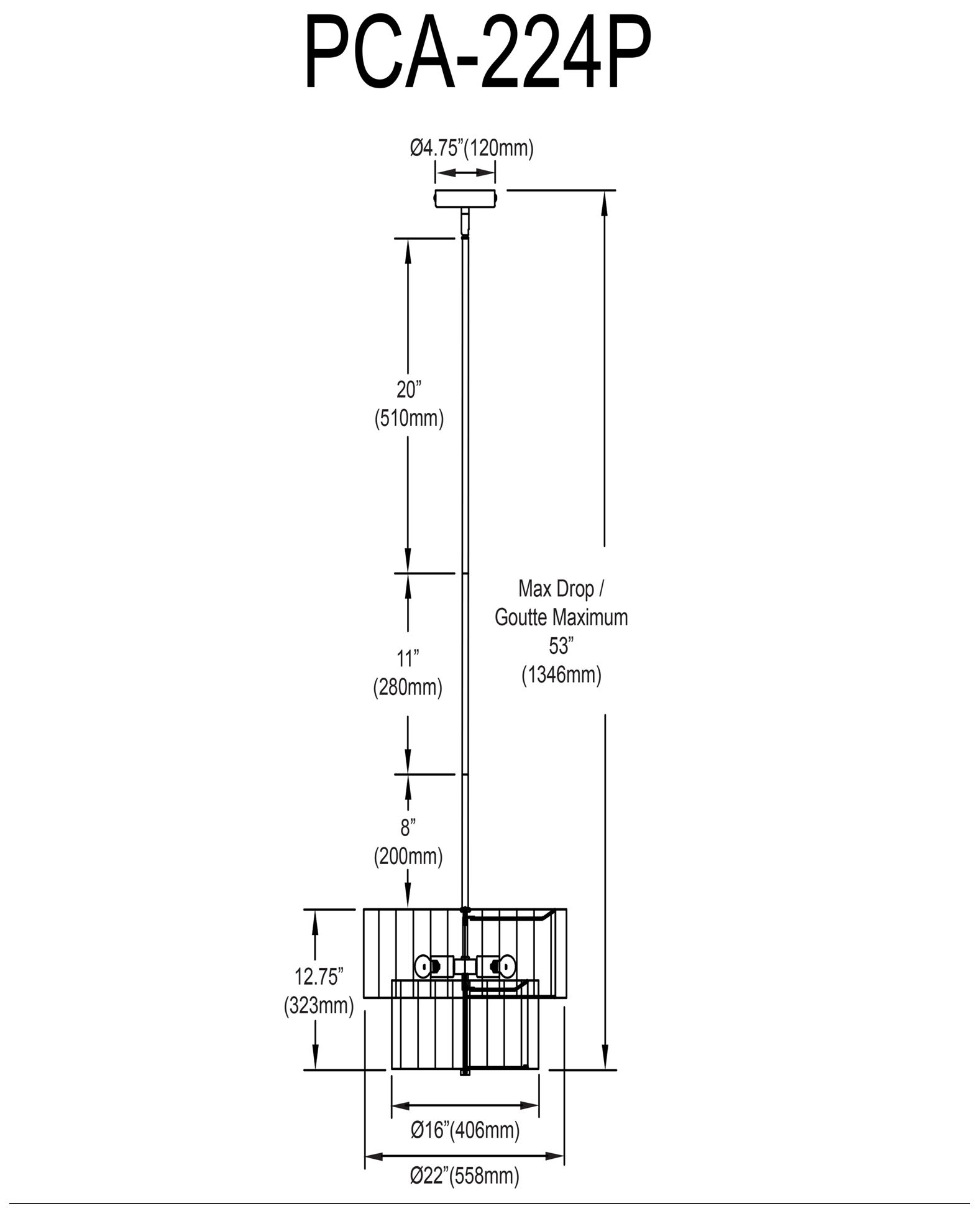 Image 4 Pacifica 22" Wide 4-Light Aged Brass Finish Pendant w/ White Shade more views