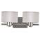Pacifica Collection 16" Wide Two Light Bathroom Fixture