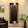 Pacifica Waters 69"H Black Stone Copper Vein Wall Fountain