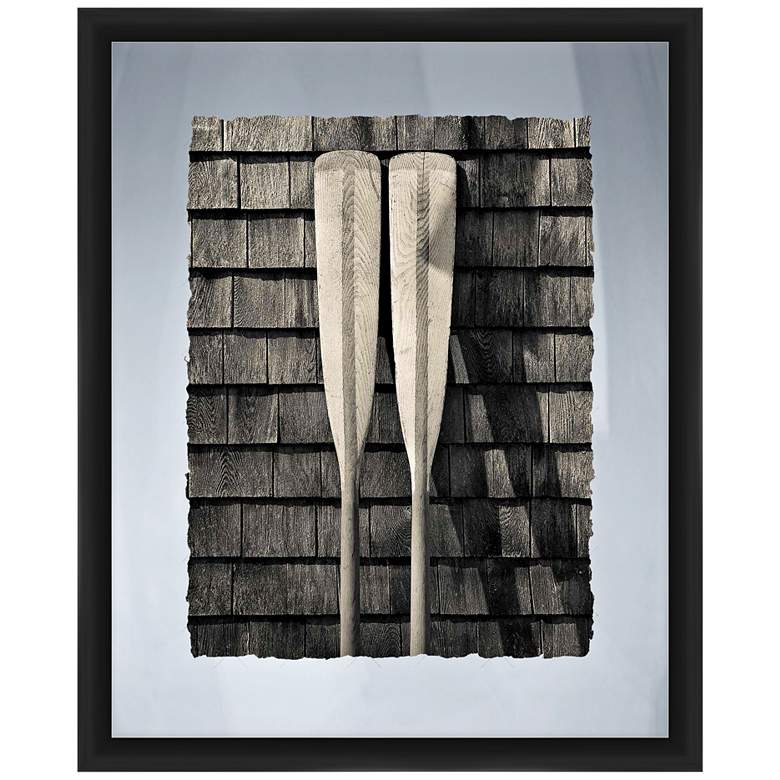Image 1 Paddle Ashore 22 inch High Framed Giclee Wall Art