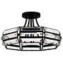 Thumbnail2 of Padilla 4-Light Matte Black Semi-Flush Mount Light