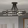 Thumbnail1 of Padilla 4-Light Matte Black Semi-Flush Mount Light