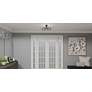 Thumbnail3 of Padilla 4-Light Matte Black Semi-Flush Mount Light more views