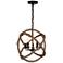 Padma 5 Light Up Chandelier With Black Finish