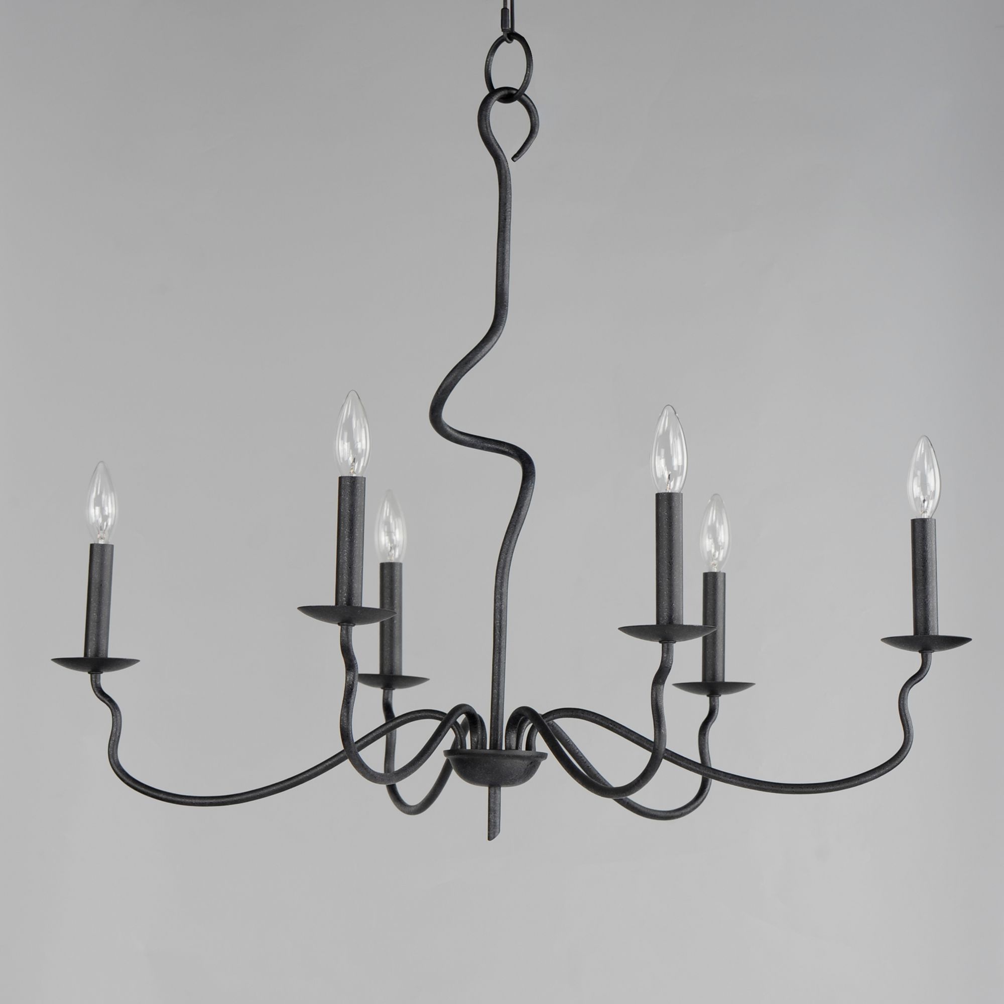 Image 3 Padrona 6-Light Chandelier Black Oxide more views
