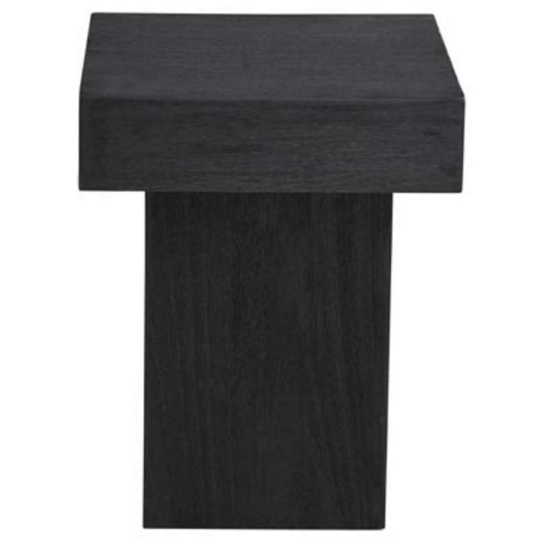 Image 1 Padula 18" High Dusty Black Small Square End Table