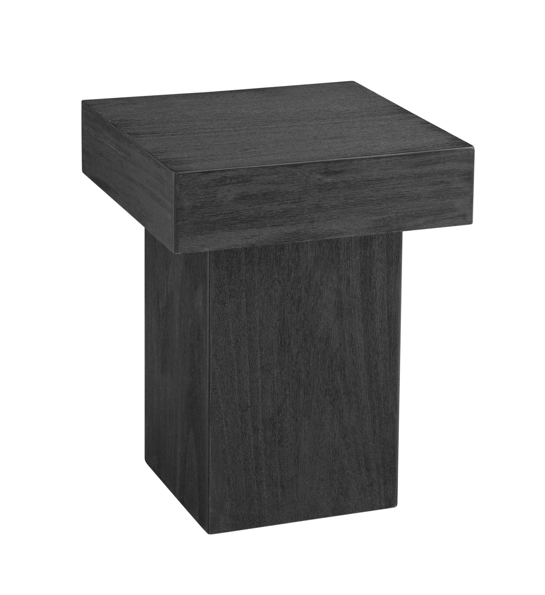 Image 2 Padula 18" High Dusty Black Small Square End Table more views