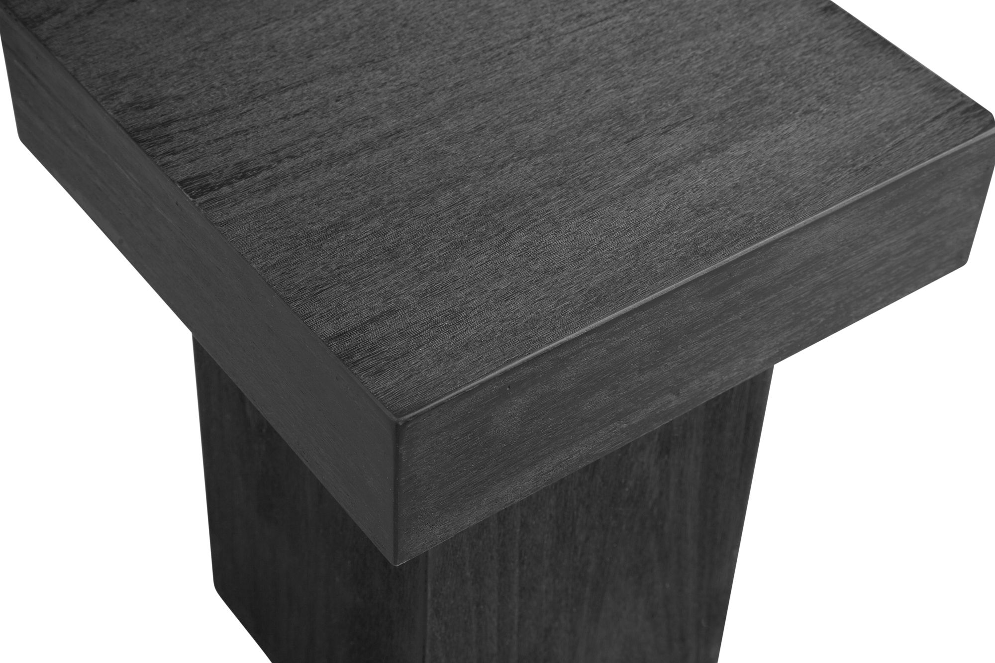Image 3 Padula 18" High Dusty Black Small Square End Table more views