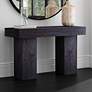 2_Padula 48" Wide Matte Black Wood Rectangular Console Table