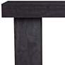 4_Padula 48" Wide Matte Black Wood Rectangular Console Table more views