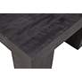 6_Padula 48" Wide Matte Black Wood Rectangular Console Table more views