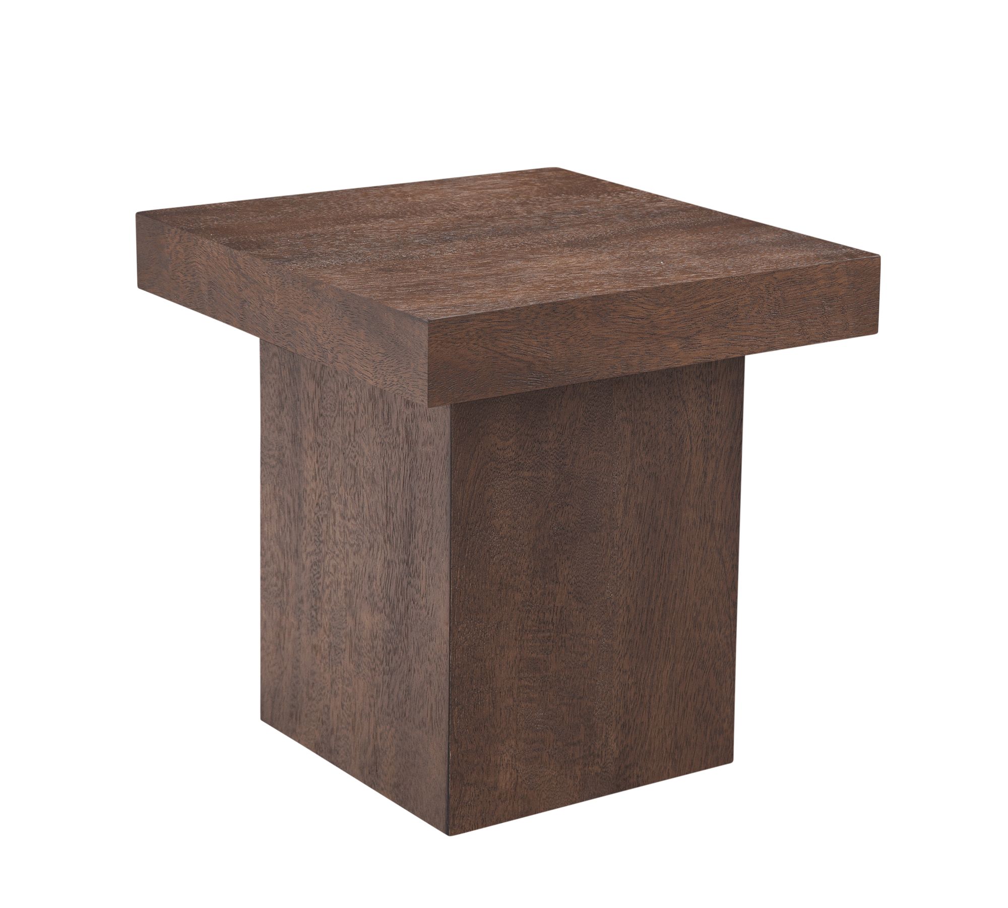 Image 2 Padula Brown Oak Large End Table more views