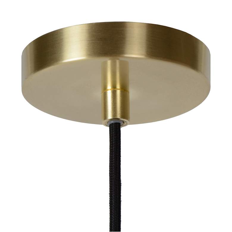 Page 10&quot; Wide Satin Brass 6-Light LED Mini Chandelier more views