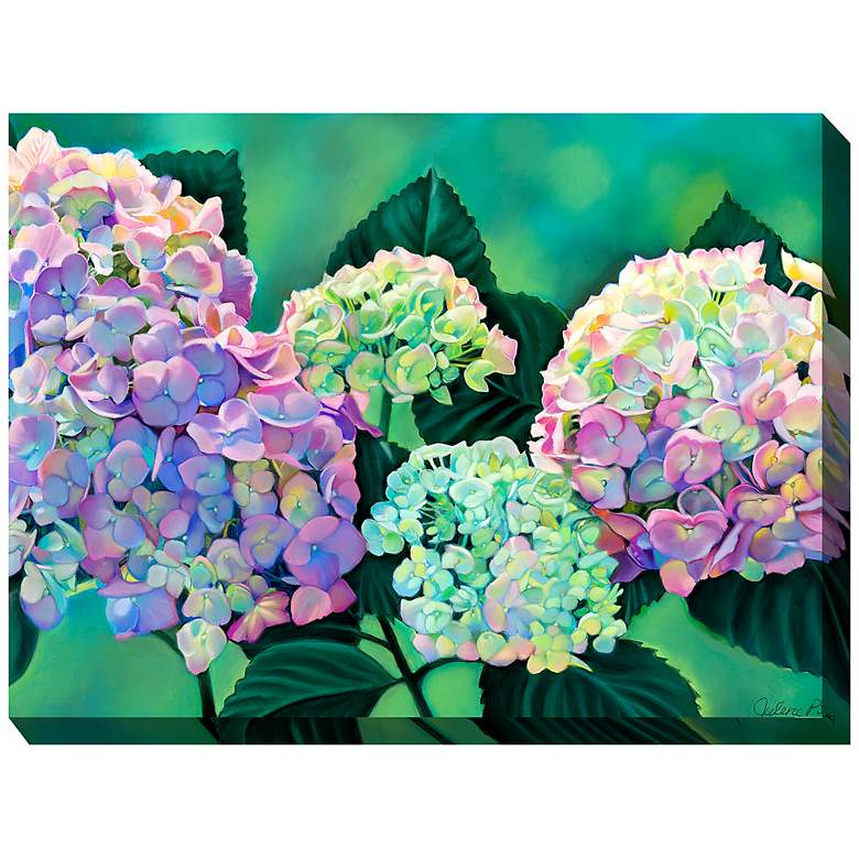 Image 2 Pageantry 40" Wide All-Weather Outdoor Canvas Wall Art