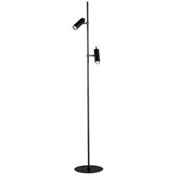 PageOne Focus 63 1/2&quot; Saint Dark Gray 2-Light Modern LED Floor Lamp