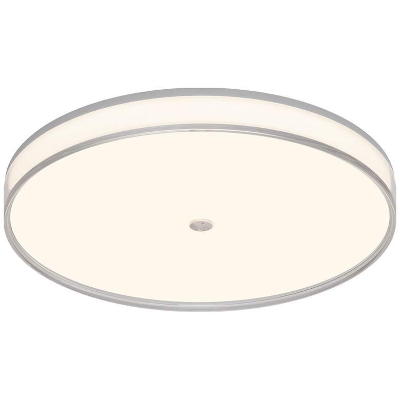 Image 1 PageOne Lighting Jelly 23.6" Matte White LED Flush Mount