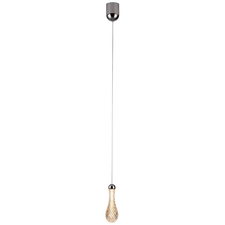 Image 1 PageOne Lighting Pera 4.7 Inch LED Chrome Canopy Mini Pendant