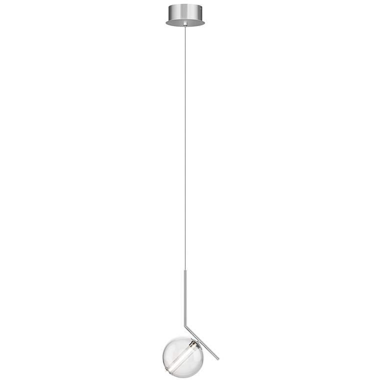 Image 1 PageOne Lighting Vetri 8.2 Inch LED Clear Shade Single Pendant