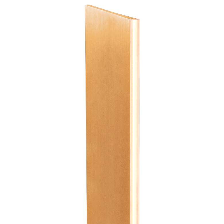 Image 2 PageOne Prometheus 20 1/4" High Brushed Gold Modern LED Accent Lamp more views